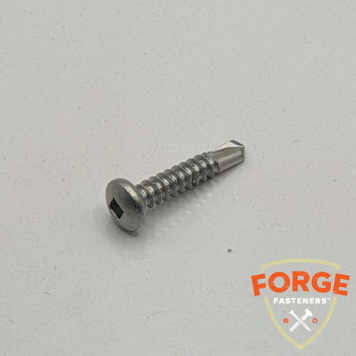 SCREW TEK SELF DRILL PAN SQ S/S (BULK)